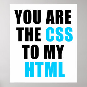 Póster Você é o CSS a meu HTML