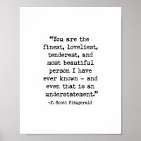 Você É O Melhor, F. Scott Fitzgerald Cotação.