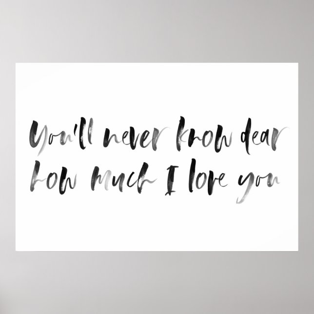 Poster Você É O Meu Sinal De Ensino De Água-Sol (Frente)