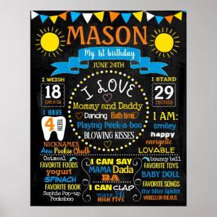Póster Você é o meu sinal de festa de aniversário solar