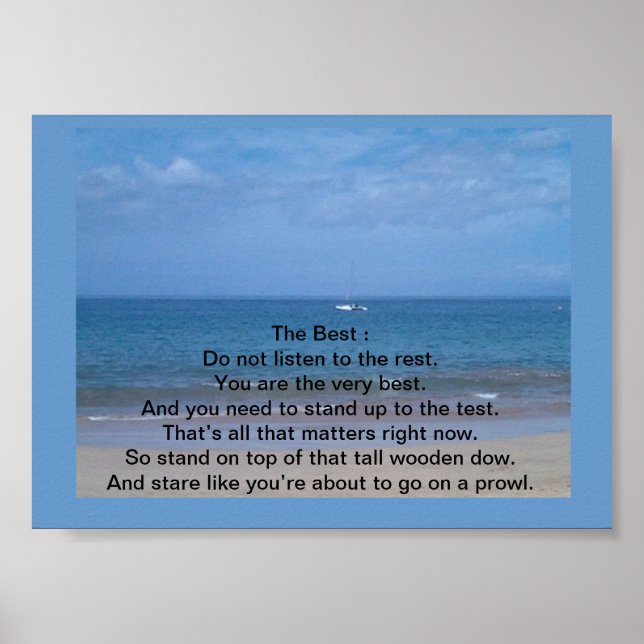 Póster Você é o nº 1 (Frente)