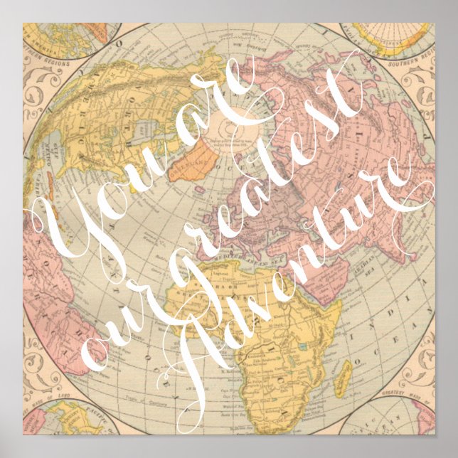 Poster Você é o nosso melhor quarto de bebê da aventura (Frente)