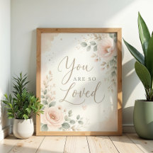 Você É Tão Amado Arte de Parede para Berçário Post