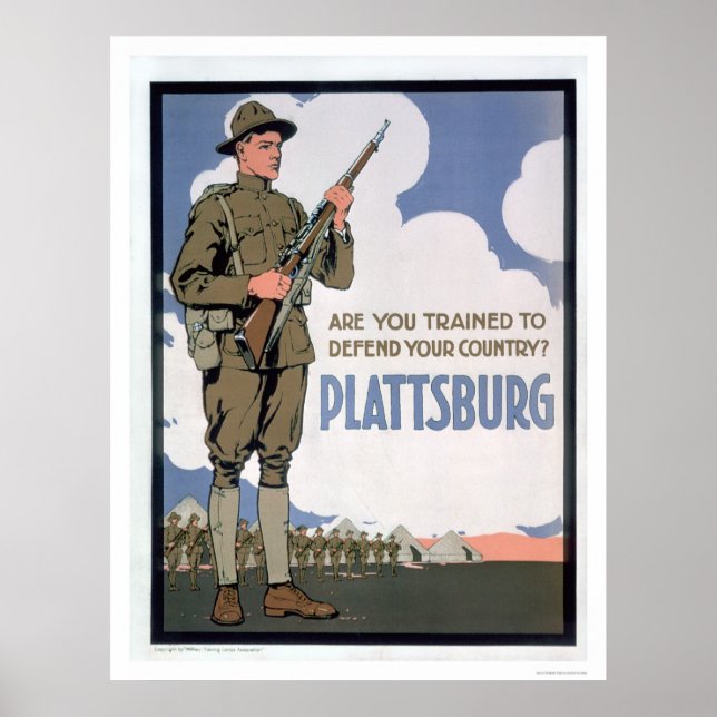 Póster Você é treinado para defender? (US02066) (Frente)