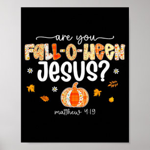 Poster Você é uma Bomba de Halloween Cristã Jesus Fall-o-