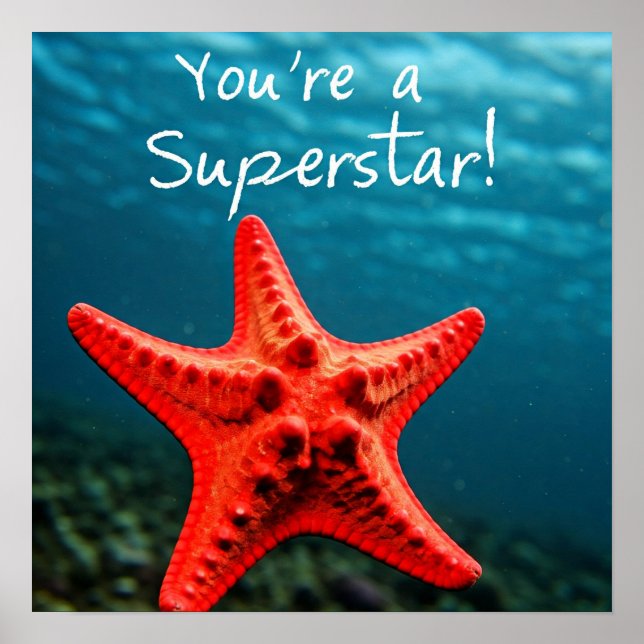 Poster Você é uma Superstar! (Frente)