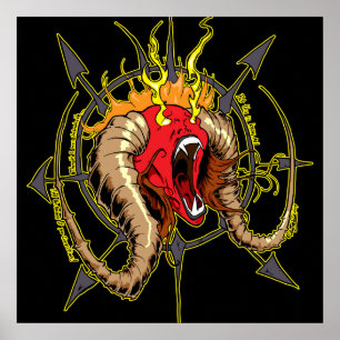 Póster Você é vida nas chamas