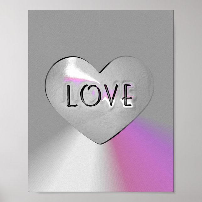 Poster Você Enche Meu Coração Com Amor (Frente)