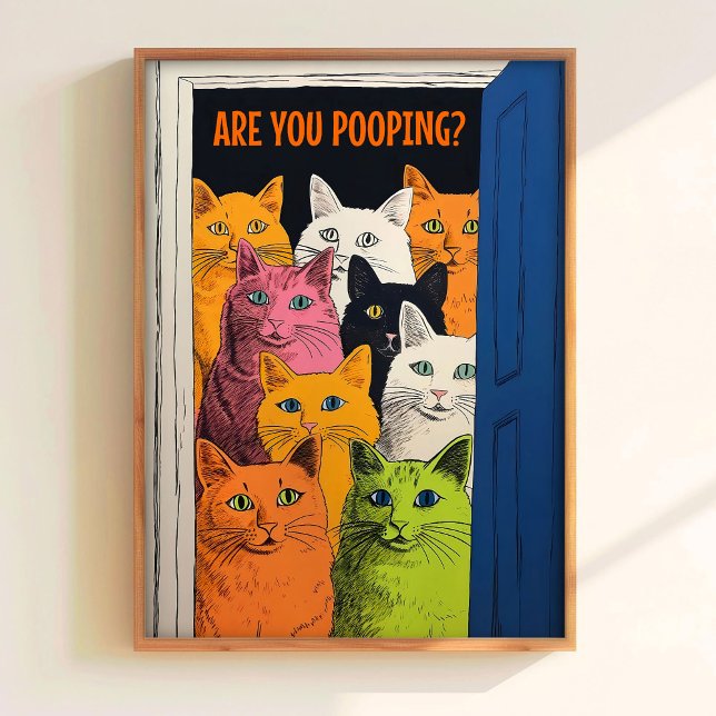 Poster Você está fazendo cocô Imprimir Arte de Parede de  (Criador carregado)