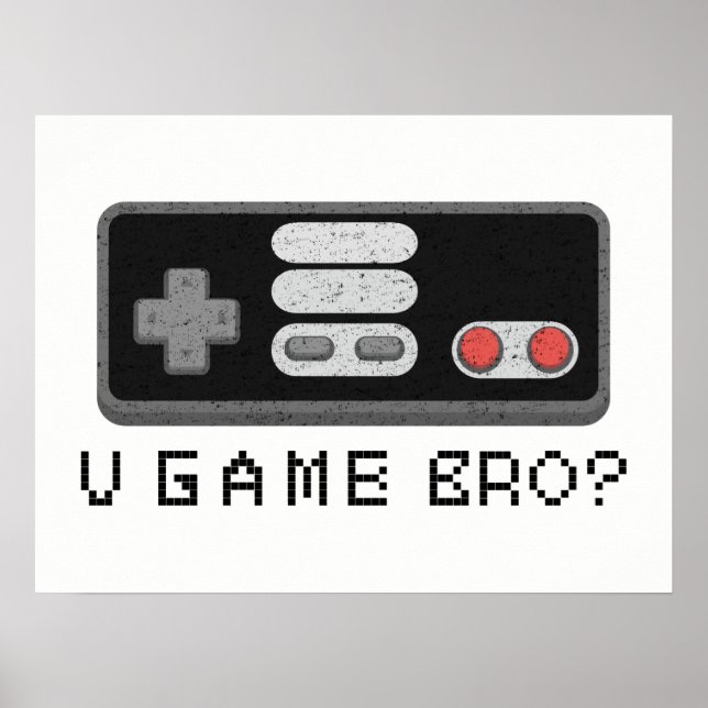 Poster VOCÊ ESTÁ JOGANDO, MANO? Controle de Video Game Cl (Frente)