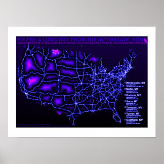 Póster Você está longe da interestadual