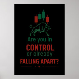 Poster Você Está no Controle? – Disciplina do Trader
