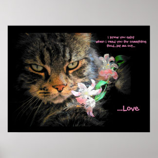 Póster Você existe para o amor haiku