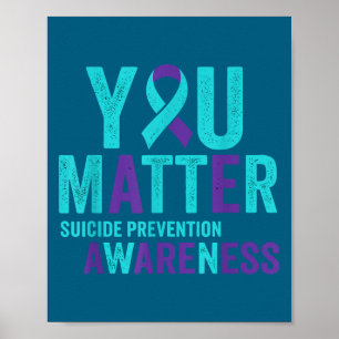 Poster Você Fita de Conscientização da Prevenção do Suicí