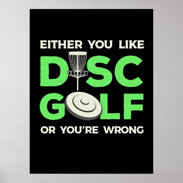 Poster Você Gosta De Golfe De Disco (Frente)