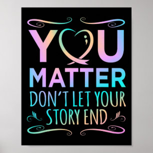 Poster Você Importa O Feliz Suicídio Sensibilizado Gráfic