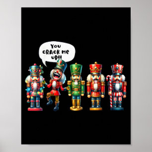 Poster Você Me Faz Rir de Quebrar Nozes Humor Natalino En