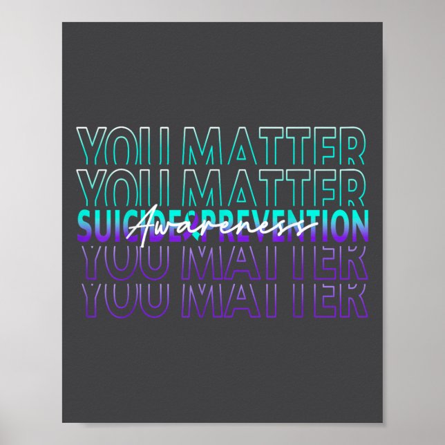 Poster Você Mês de Conscientização sobre Prevenção do Sui (Frente)