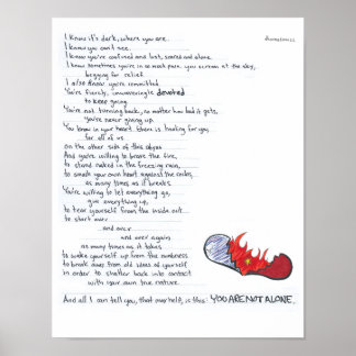 Póster Você Não Está Sozinha