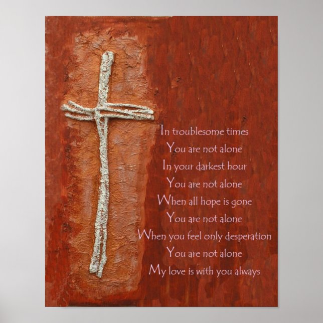 Póster Você não está sozinho (Frente)