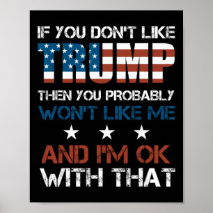 Poster Você não gosta de Trump, então você provavelmente 