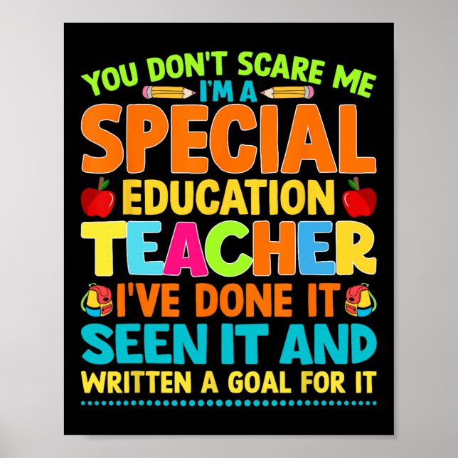 Poster Você Não Me Assusta Eu Sou Um Professor De Educaçã (Frente)
