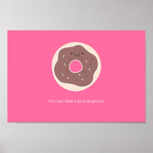 Poster Você não pode bater um bom donut