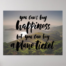 Poster Você não pode Comprar a felicidade