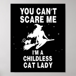 Poster Você não pode me assustar Eu sou uma bruxa de gato