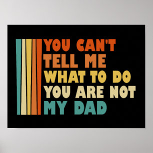 Poster Você Não Pode Me Dizer O Que Fazer Você Não É Meu 