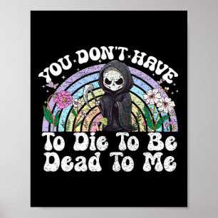 Poster Você não precisa morrer para ser Morto comigo, Sar