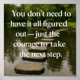 Poster Você não precisa ter tudo planejado