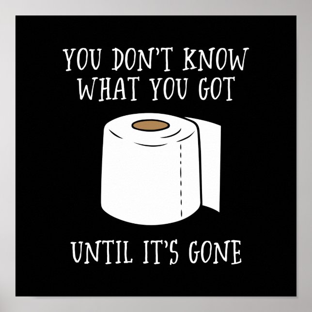 Poster Você não sabe o que tem até que se foi. (Frente)