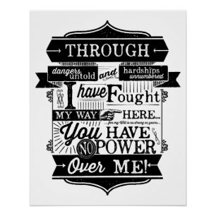 Póster Você não tem poder sobre mim