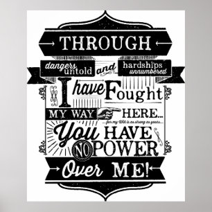 Poster Você não tem poder sobre mim