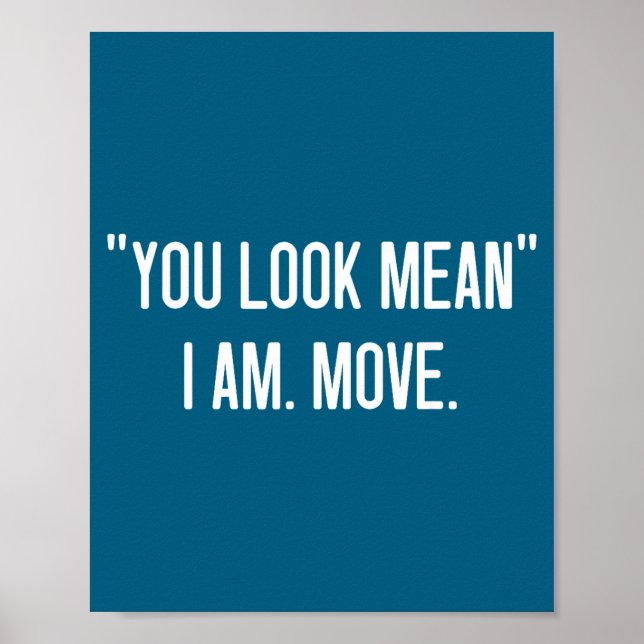 Poster Você Parece Mau Piadas de Am Move (Frente)
