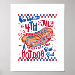 Poster Você Parece O 4º De Julho Engraçado Design De Cach