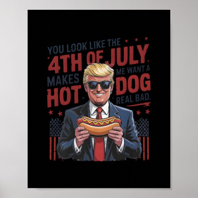 Poster Você Parece Que O 4 De Julho Me Faz Querer Um Cach (Frente)