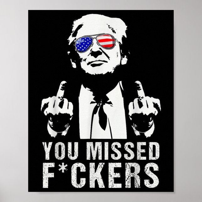 Poster Você Perdeu Forers Presidente Donald Trump Centro  (Frente)