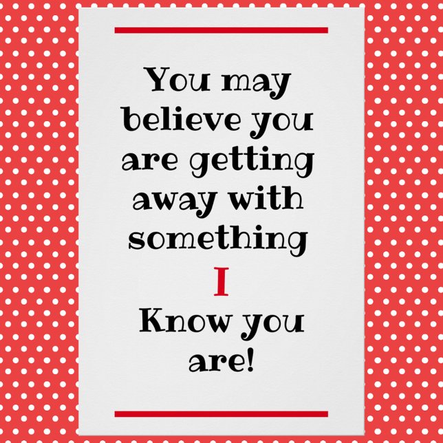 Póster Você Pode Acreditar | Conheço Glossy Humoroso (Criador carregado)