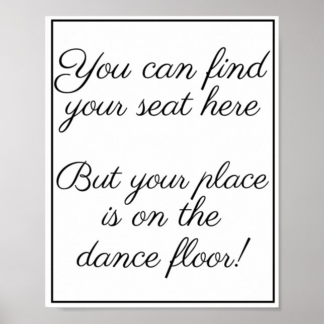 Poster Você pode encontrar seu lugar aqui (Frente)