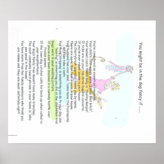 Póster Você pode estar no rico do cão se...