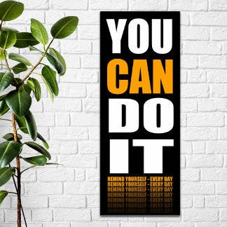 Poster Você PODE Fazer Isso (laranja) Motivacional