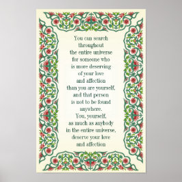 Póster Você pode procurar por todo o universo