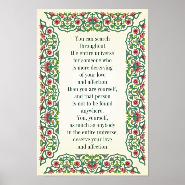 Póster Você pode procurar por todo o universo (Frente)