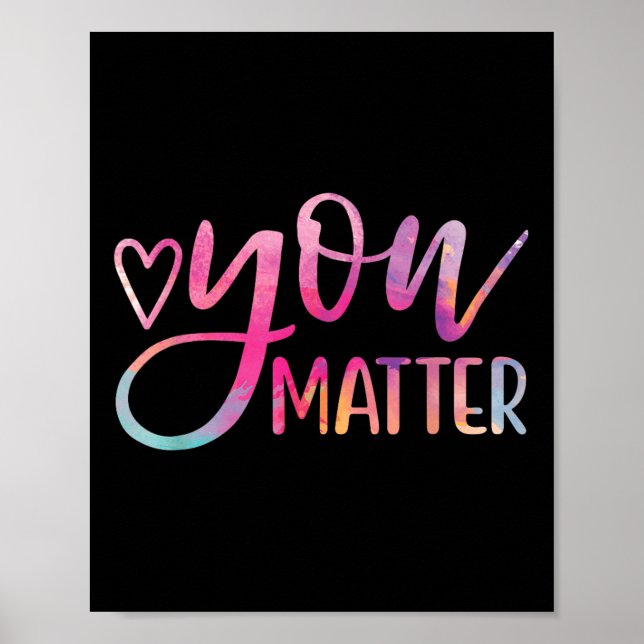 Poster Você - Presente Inspiracional Consciência Mental S (Frente)
