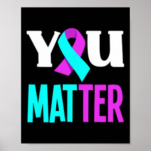 Poster Você Problema Apoia A Sensibilização Para A Preven