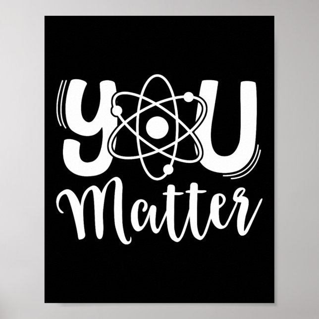 Poster Você Professor de Ciências Problemático Química Bi (Frente)