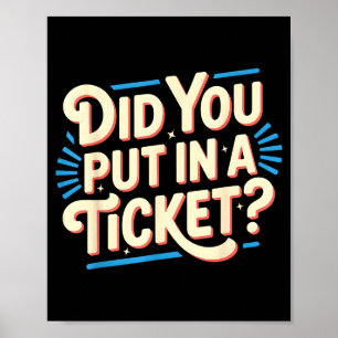 Poster Você Registrou Um Ticket Suporte TI Administrador