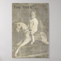 Você Rock! Cavalo de Criança e Rocha